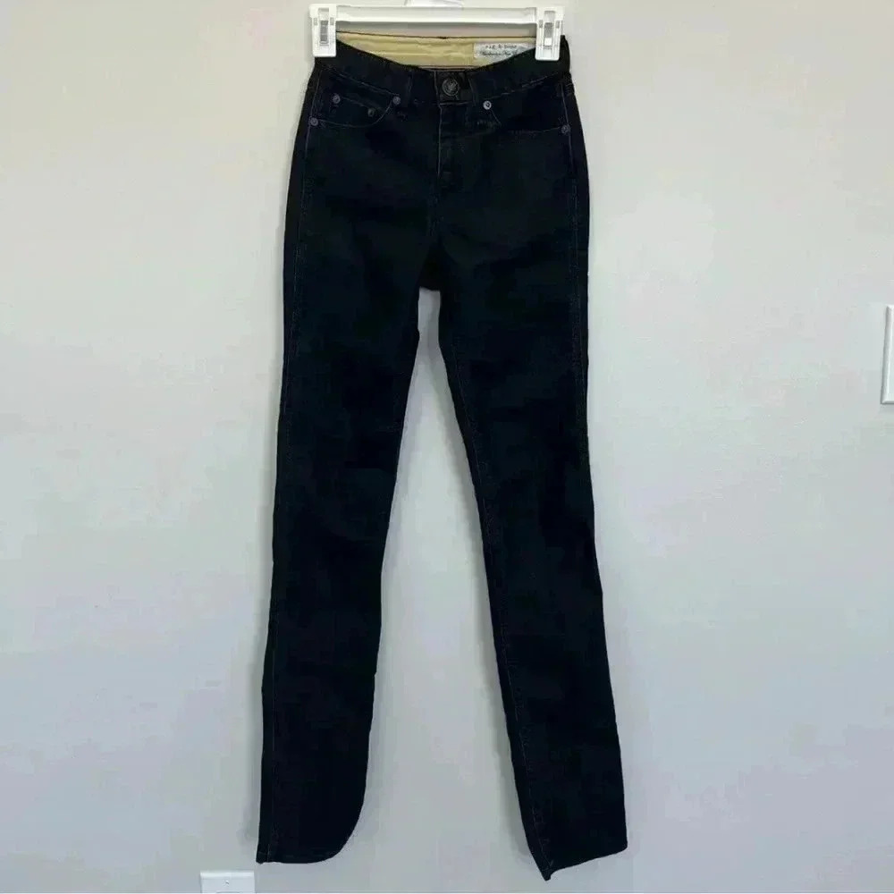 Rag & Bone New York Womens's/Girls Black Plush Jeans/Leggings Size 25
